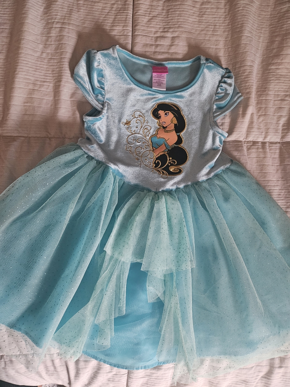 Disney Aqua Jasmine Tulle Party Dress